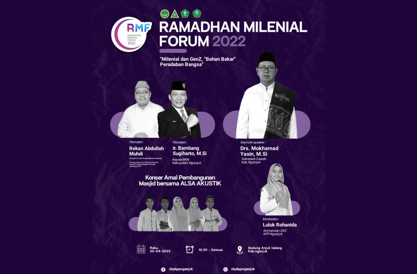  IPNU-IPPNU Nganjuk Dukung CBP KPP Adakan Event Ramadhan Millenial Forum 2022