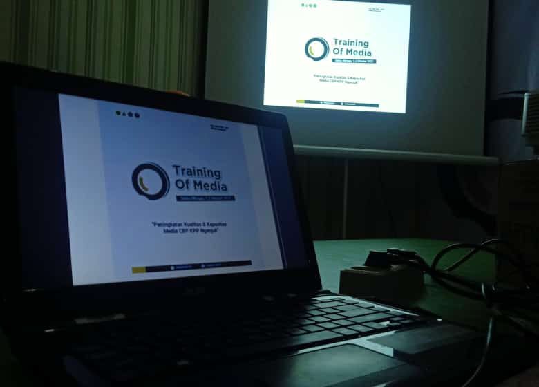  Adakan Training of Media, DKC CBP-KPP Nganjuk Tekankan Kader Melek Digital