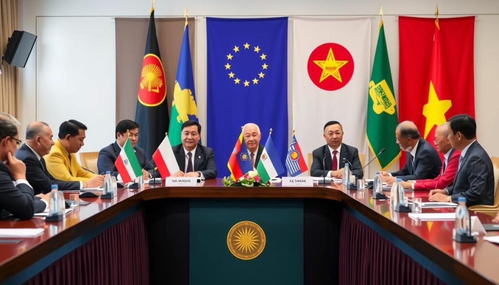 Pertemuan pemimpin ASEAN membahas isu HAM di Myanmar, menunjukkan upaya diplomasi regional
